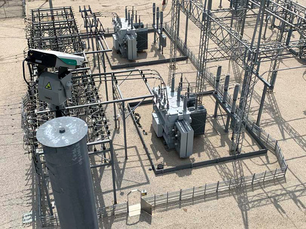 substation transformers view